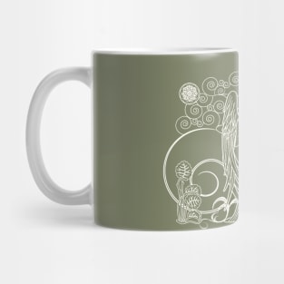 Beardsley Praying Angel Mug